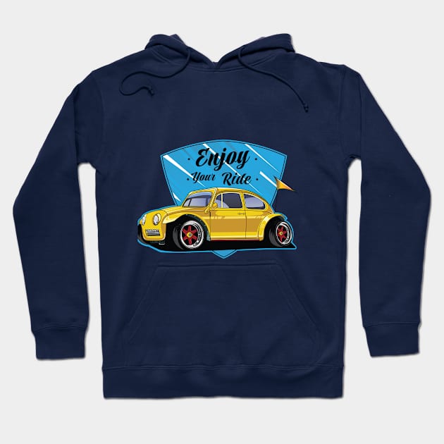 Enjoy classic car Hoodie by YonkoCreative